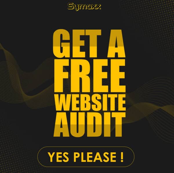 Get a free website audit text